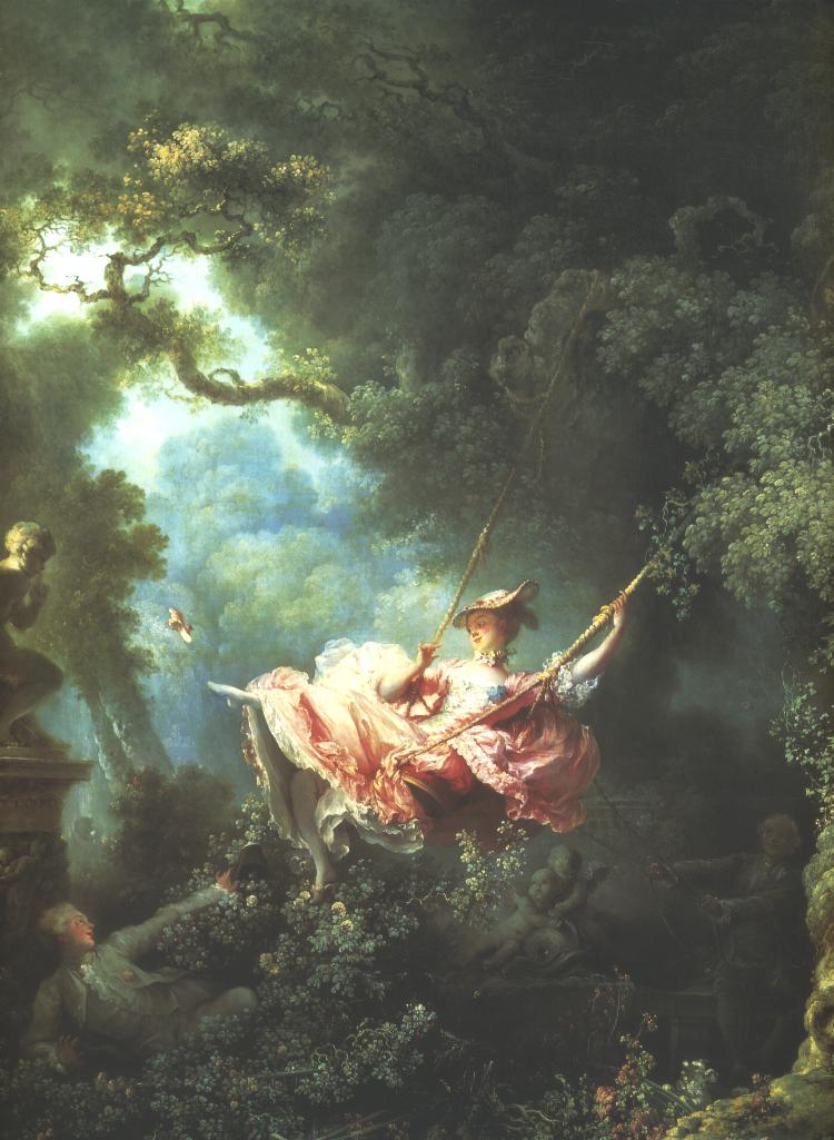 The Swing by Jean-Honore Fragonard